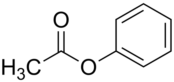 Công thức cấu tạo của Phenyl Axetat