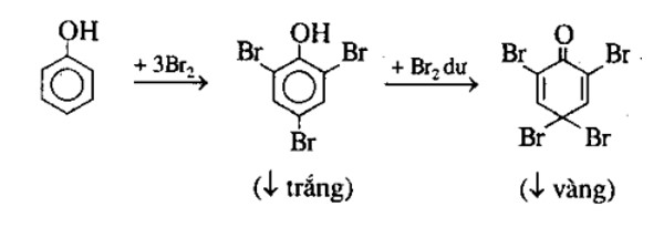 hiện tượng phản ứng phenol br2