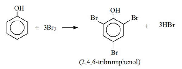 phenol tác dụng với brom