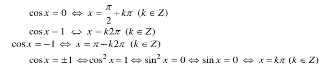 các dạng phương trình lượng giác cơ phiên bản lớp 11
