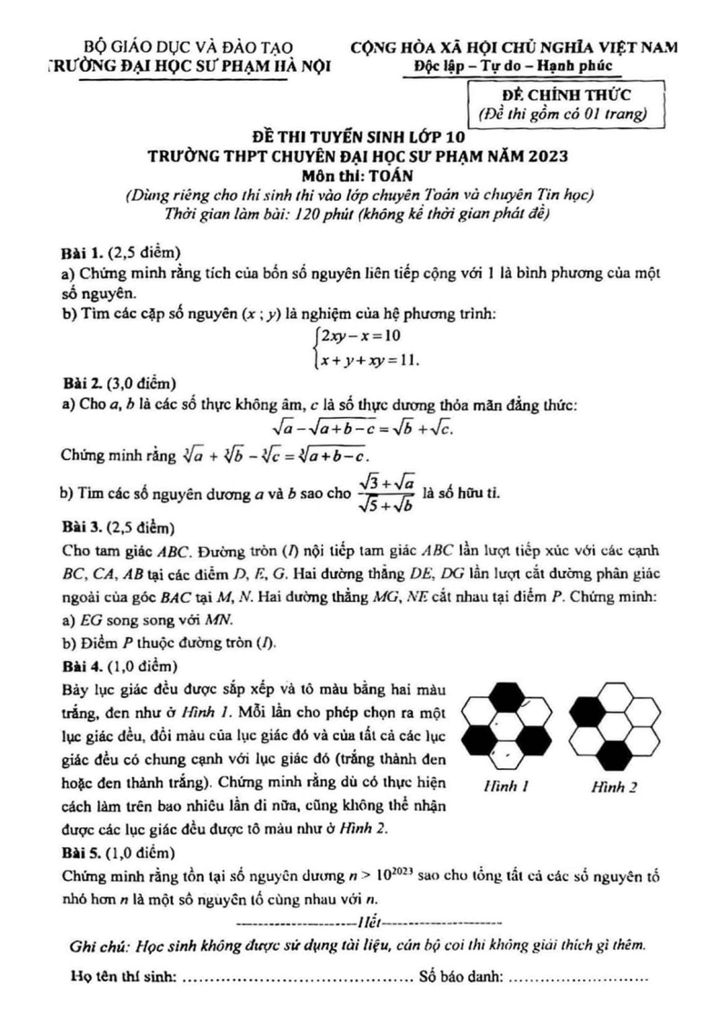 de-thi-vao-lop-10-mon-toan-chuyen-dai-hoc-su-pham-nam-2023