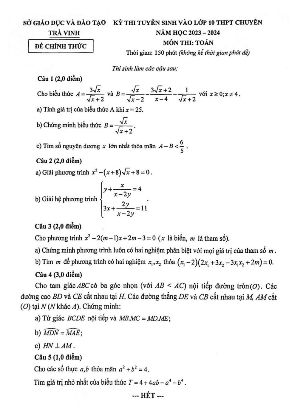 de-thi-vao-lop-10-mon-toan-chuyen-tra-vinh-nam-2023